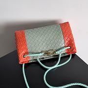 Bottega Veneta Small East/West Andiamo Green Orange 29x18x10cm - 6