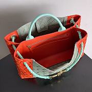 Bottega Veneta Small East/West Andiamo Green Orange 29x18x10cm - 3