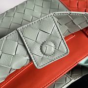 Bottega Veneta Small East/West Andiamo Green Orange 29x18x10cm - 2