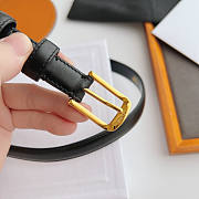 Celine Black Belt Gold 1.8cm - 5