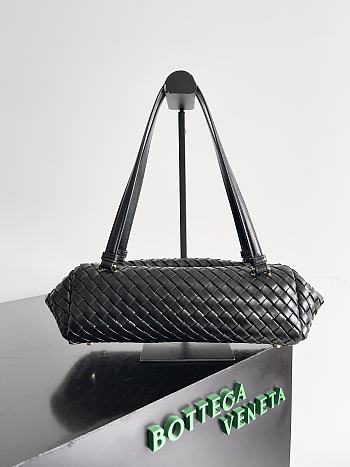 Bottega Veneta Let'S Go Black Bag 37x11.5x13cm