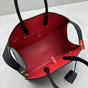 Ferragamo Hug Tote Bag Black Red 31.5x19x22cm - 2