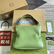 Gucci Blondie Small Tote Bag Green 30x24x6cm - 2