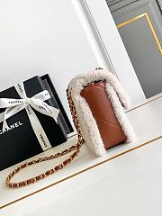 Chanel Flap bag Fleece Gold Beige Brown 23.5x16x7.5cm - 2