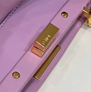 Fendi Peekaboo Bag Purple 23x7x19cm - 2