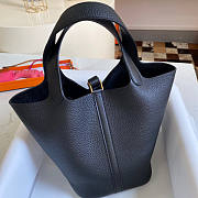 Hermes Picotin Black Gold Bag 18cm - 2