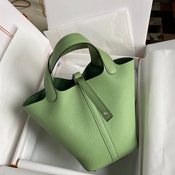 Hermes Picotin Green 18x13x9cm