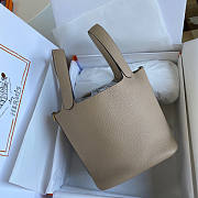 Hermes Picotin Etoupe Bag 18x13x9cm - 6