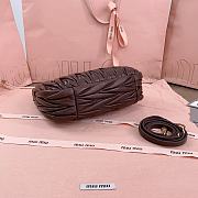 Miu Miu Wander Bag Matelassé Nappa Brown 23x13x7cm - 6