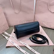 Miu Miu Leather Black Top Handle Bag 24x15.5x11cm - 3