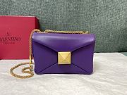 Valentino Garavani One Stud Purple Bag 19x14x11cm - 1