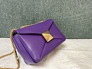 Valentino Garavani One Stud Purple Bag 19x14x11cm - 2