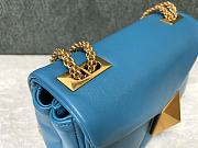 Valentino Garavani One Stud Blue Bag 19x14x11cm - 6