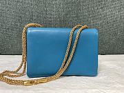 Valentino Garavani One Stud Blue Bag 19x14x11cm - 3