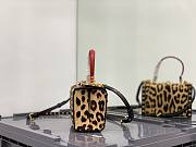 Valentino Rockstud Hair Leopard Box Bag 19x12x8cm - 5