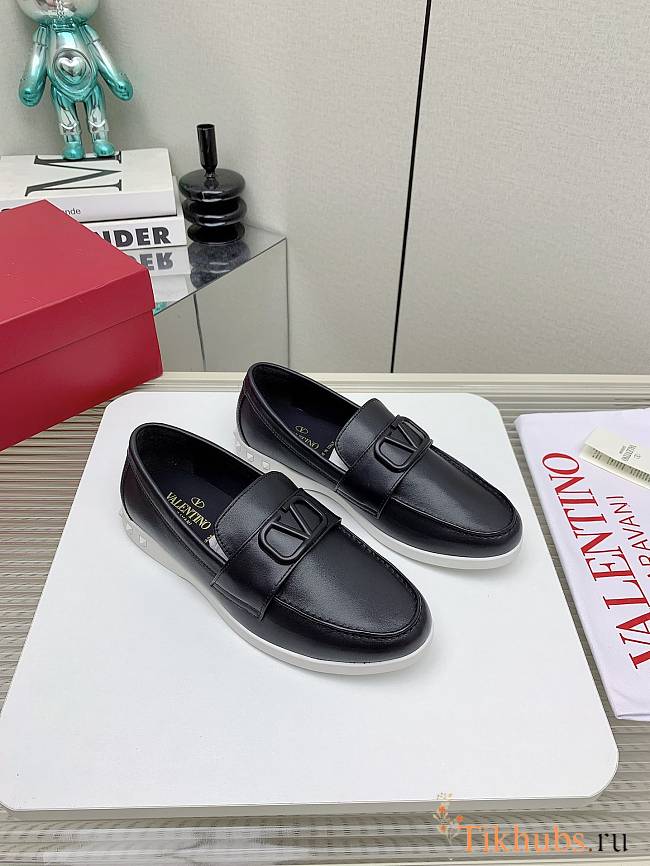 Valentino Black Loafer - 1