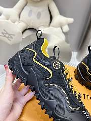 Louis Vuitton LV Rush Sneaker Black Yellow - 5