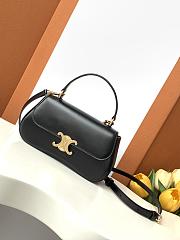 Celine Teen Lola Shiny Calfskin Black 20x11.5x5cm - 1