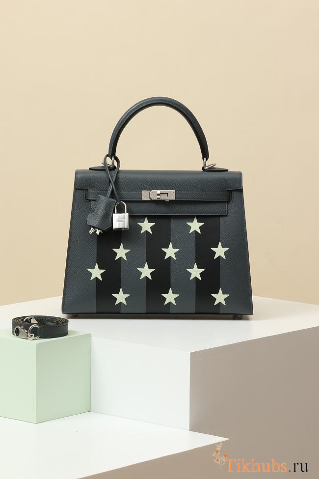 Hermes Kelly 25 Bag Star Grey 25cm - 1