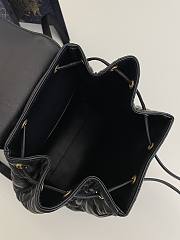 Dior Medium Caro Backpack Black Lambskin 23 x 26.7 x 12.5 cm - 3