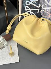 Loewe Mini Flamenco Clutch Yellow Bag 23x5.5x17cm - 4