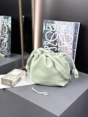 Loewe Mini Flamenco Clutch Light Green Bag 23x5.5x17cm - 5