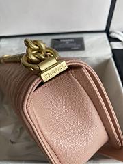 Chanel Leboy Bag Pink Caviar Gold 25cm - 6