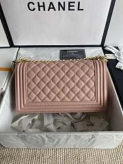 Chanel Leboy Bag Pink Caviar Gold 25cm - 2