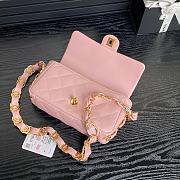 Chanel Flap Bag Pink Lambskin 22.5cm - 2