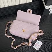 Chanel Flap Bag Light Purple Lambskin 22.5cm - 2