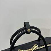 Miu Miu Top Handle Bag Black 34x23x10cm - 6