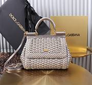 Dolce & Gabbana Sicily Interwoven Silver 20x15x6.5cm - 1