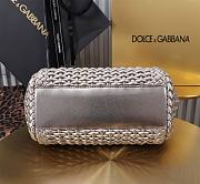 Dolce & Gabbana Sicily Interwoven Silver 20x15x6.5cm - 6