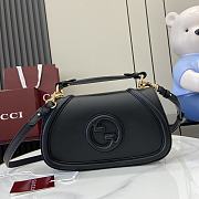 Gucci Blondie Small Top Handle Black Bag 26.5x16.5x8.5cm - 1