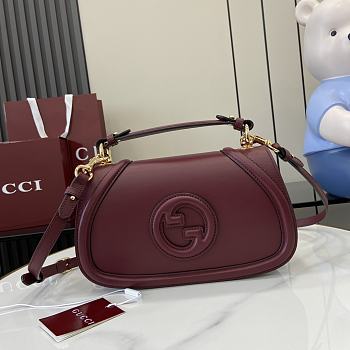 Gucci Blondie Small Top Handle Red Bag 26.5x16.5x8.5cm