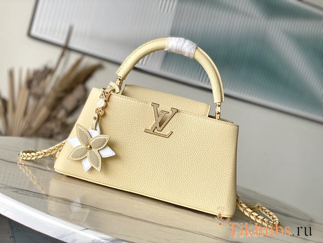 Louis Vuitton LV Capucines BB Bag Yellow 29x16.5x9cm - 1