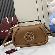 Gucci Blondie Small Top Handle Brown Bag 26.5x16.5x8.5cm - 1