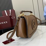 Gucci Blondie Small Top Handle Brown Bag 26.5x16.5x8.5cm - 6