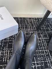 Celine Black Leather Boots - 3