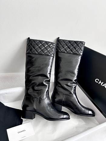 Chanel Black Boots 10