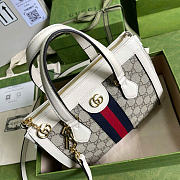 Gucci Ophidia Small GG Tote White Bag 24x20.5x10.5cm - 6