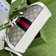 Gucci Ophidia Small GG Tote White Bag 24x20.5x10.5cm - 4