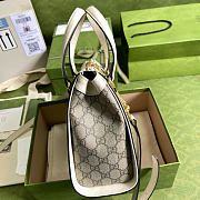 Gucci Ophidia Small GG Tote White Bag 24x20.5x10.5cm - 3