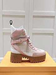 Louis Vuitton LV Laureate Platform Pink Boots - 1