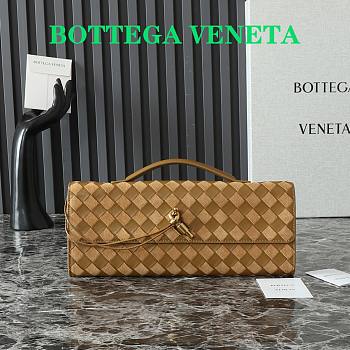 Bottega Veneta Andiamo Clutch Suede Leather Acorn 31x13x3cm