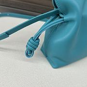 Loewe Mini Flamenco Clutch Bag Blue 23x18x9cm - 6