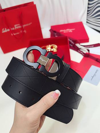 Ferragamo Belt Black 3.5cm