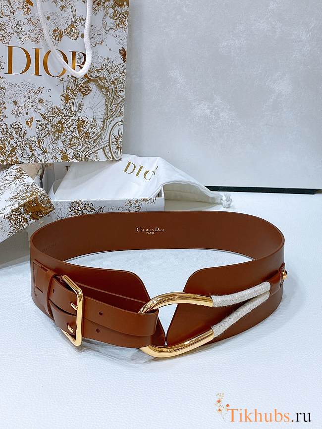 Dior Nolita Belt Brown 8cm - 1