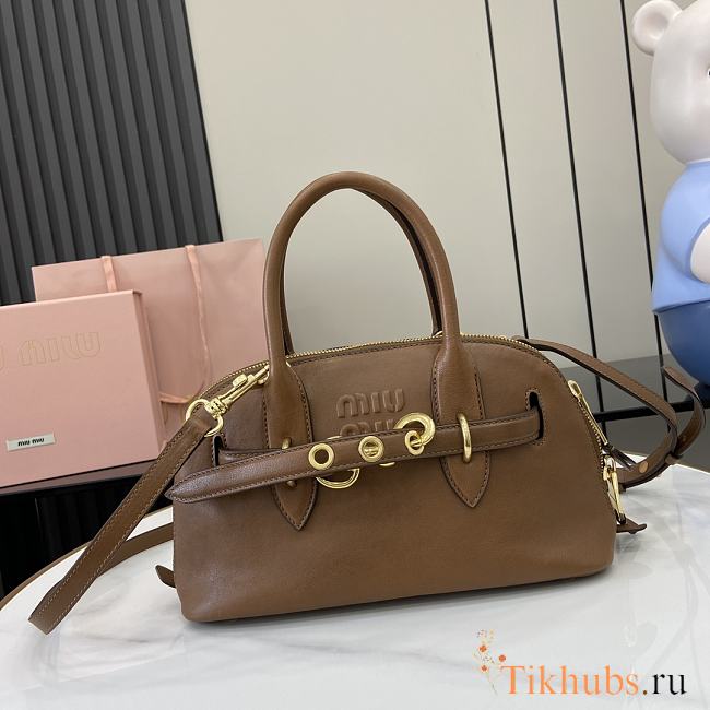 Miu Miu Adventure Brown Shoulder Bag 28x16.5x10cm - 1