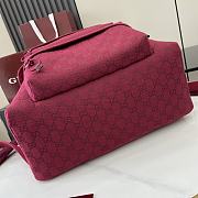 Gucci Medium Backpack With Logo Red 40x36.5x23cm - 5